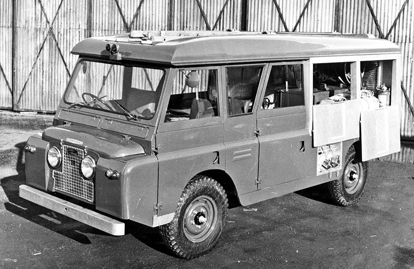 Land Rover-based fire appliances