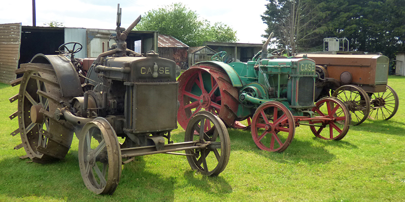 Vintage and veteran tractor