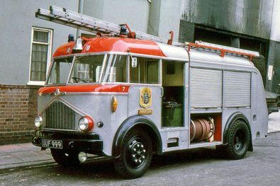Silver fire engines