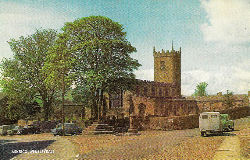 Historic vehicles in period postcards