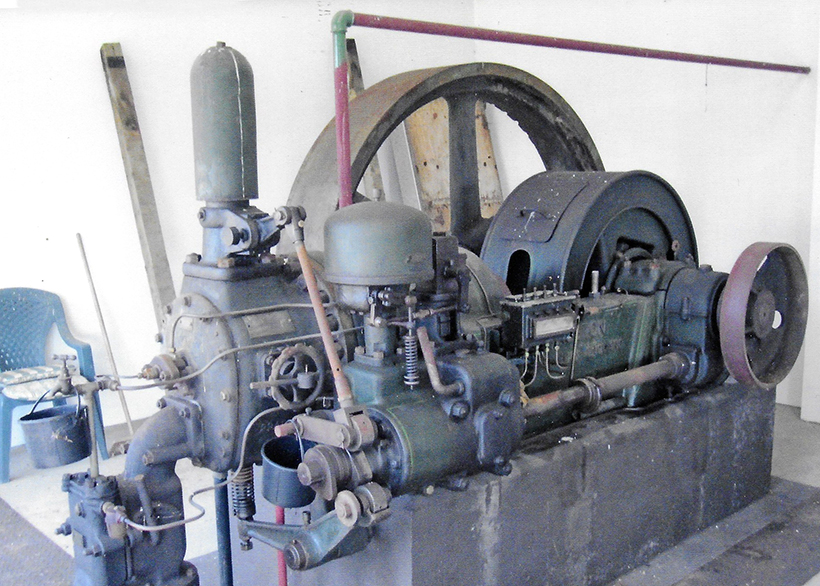 a special Ruston stationary engine