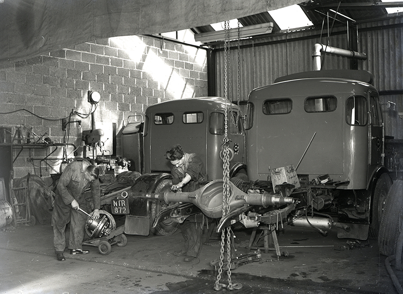 Historic commercial workshop scenes
