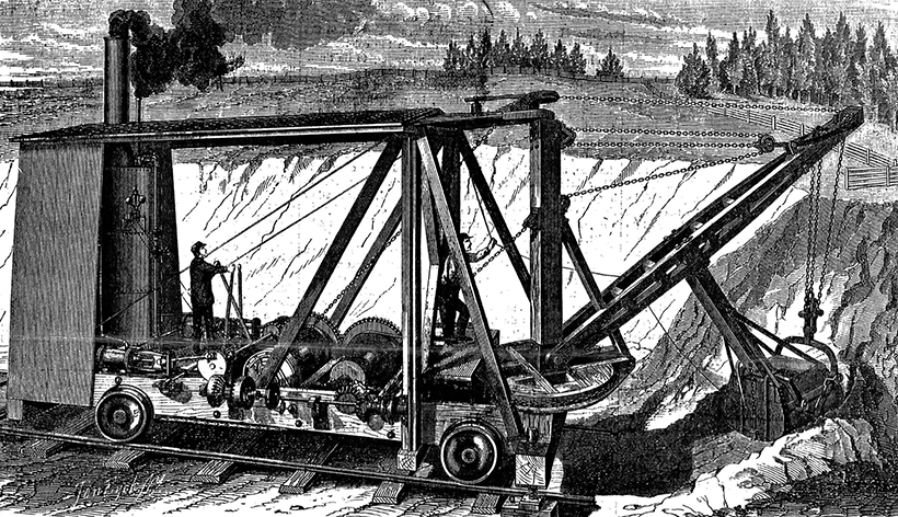 steam shovel history