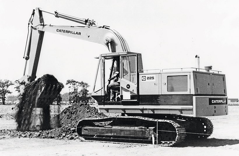 Caterpillar’s first excavator