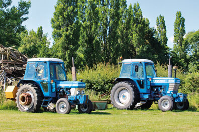 A classic Ford tractor in two different sizes!