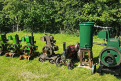 Five Fowler stationary engines on show