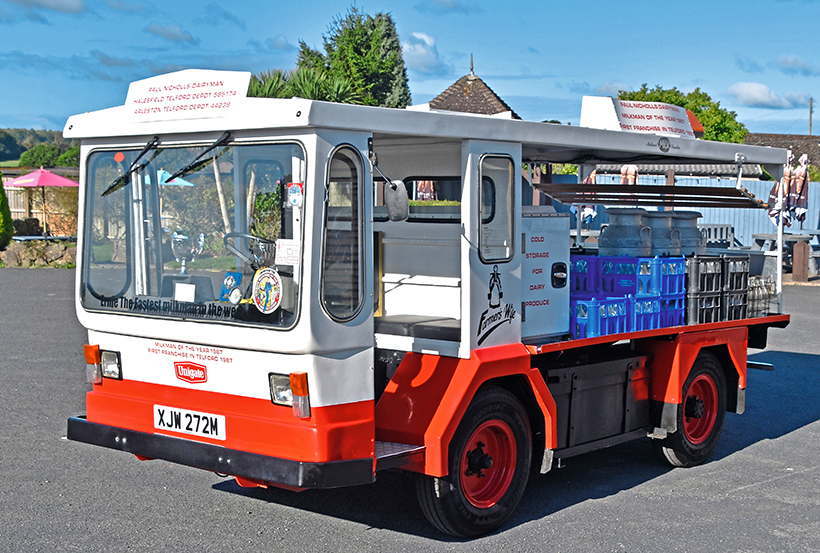 electric-powered milk float