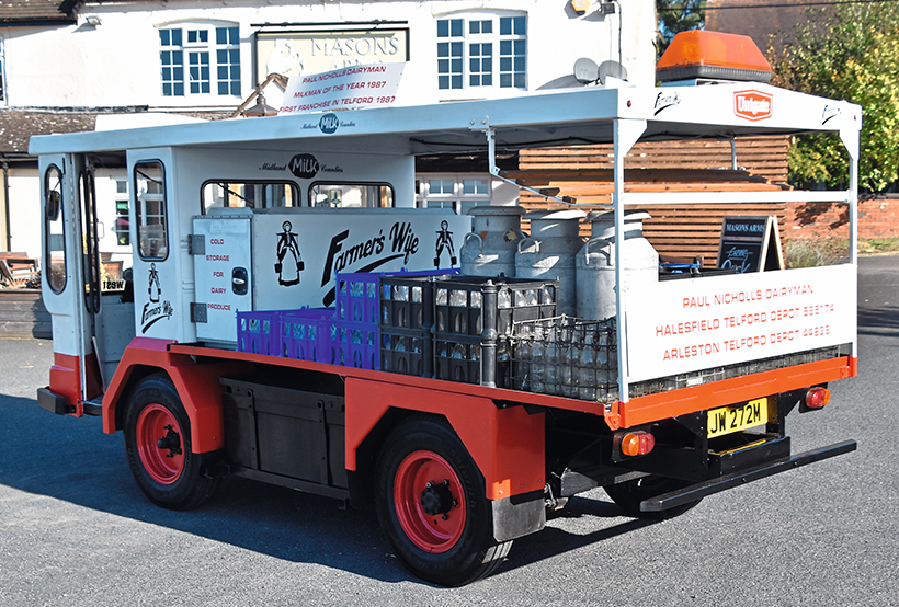 electric-powered milk float