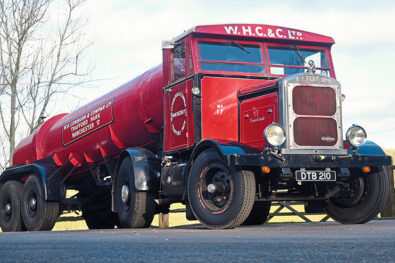 A pre-war Scammell lorry that’s covered 1.2 million miles!