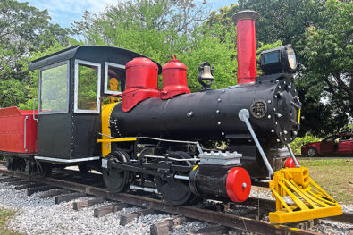 Escobar’s steam engines found in Columbian theme park!