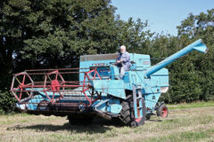 1970 Ransomes Crusader 2800B combine in action this summer
