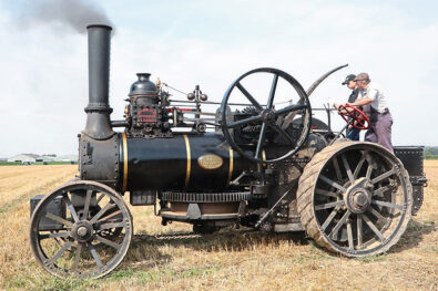 Steam ploughing Hands-on Weekend in sunny Kent