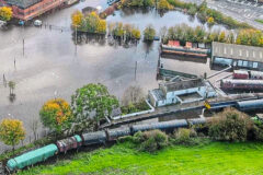 Downpatrick & County Down Railway badly affected by flooding