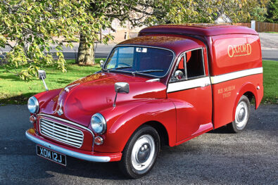 1970 Morris Minor van restored with period livery
