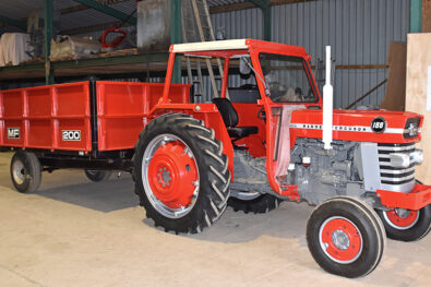 Massey Ferguson Red Giant tractor and implement collection