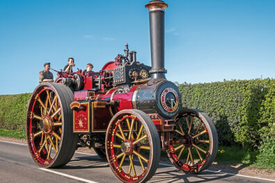 1903 Burrell 8hp traction engine returns to the road