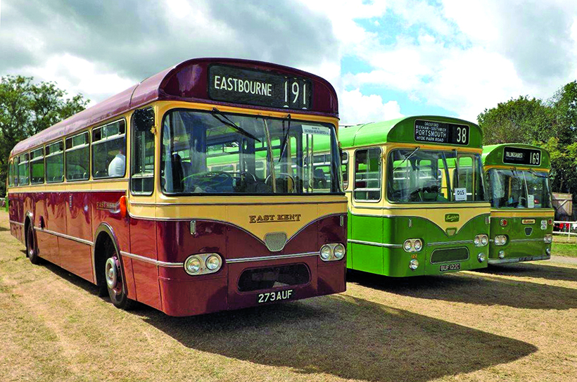 Buses descended on Tinkers Park