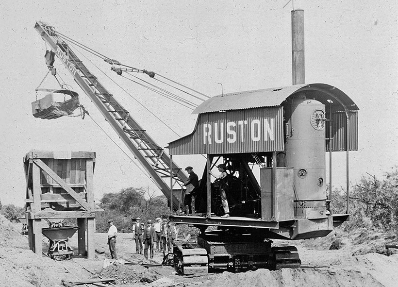 Ruston steam shovels
