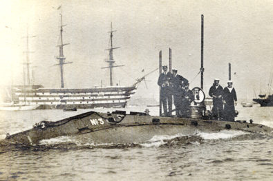 The Royal Navy’s first submarine