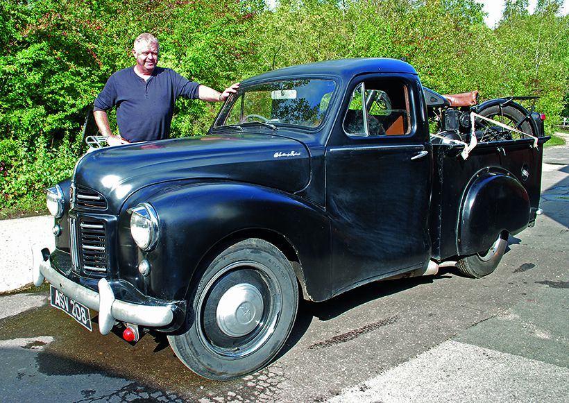 A working, 1950s pick-up