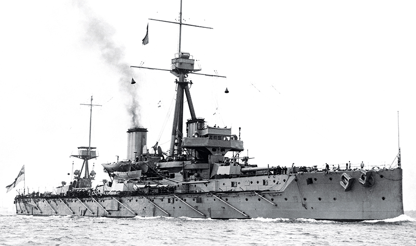 Famous Royal Navy battleship