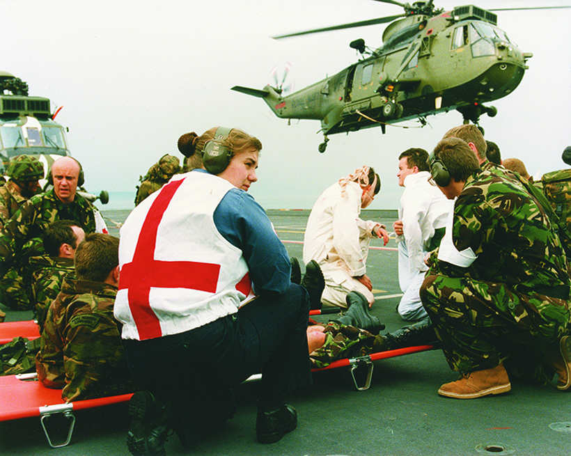 Medical support at sea