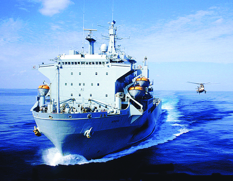 Medical support at sea