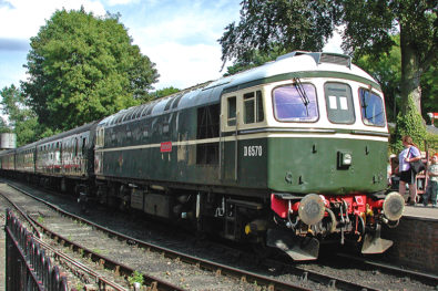 Ex-BR Class 33 diesel loco