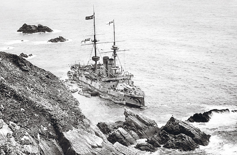 Shipwrecks around the Cornish coast
