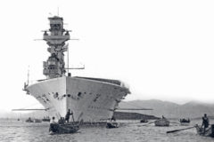 HMS Hermes; the first aircraft carrier