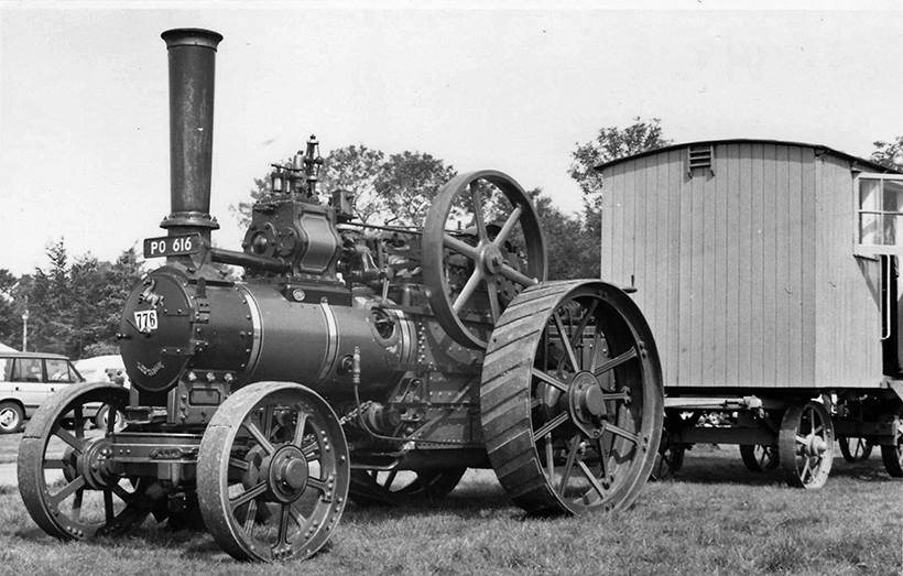 Seven traction engines