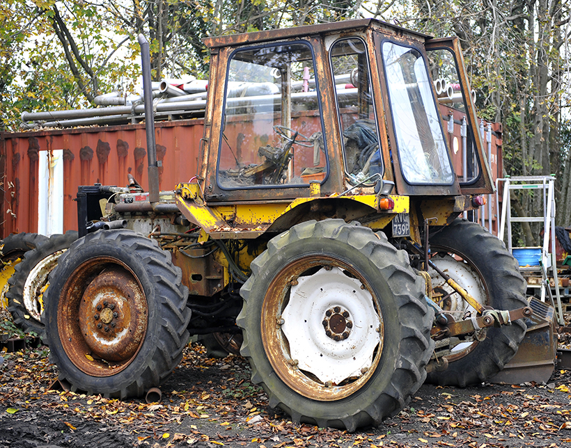 quartet of giant, Muir-Hill tractors