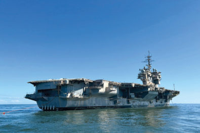 1961 USS Kitty Hawk scrapped