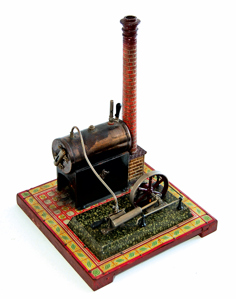 Miniature oscillating-cylinder steam engines